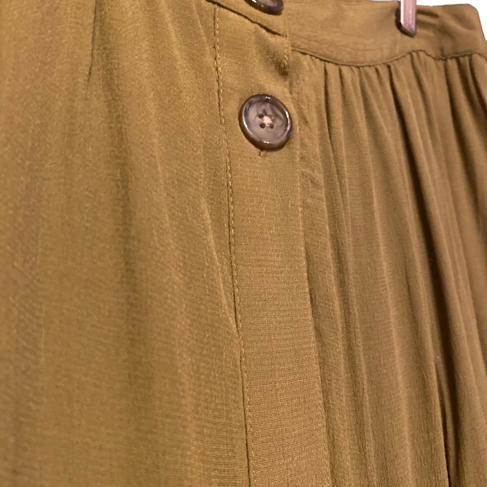 French Connection Easha Drape Button Front Skirt - Picture 5 of 13